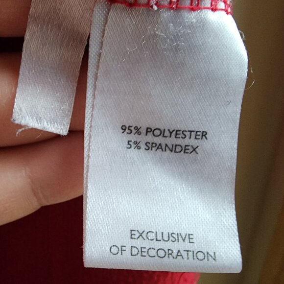 Laura Ashley Red "Love" Pajama Top Size Medium - Picture 9 of 15